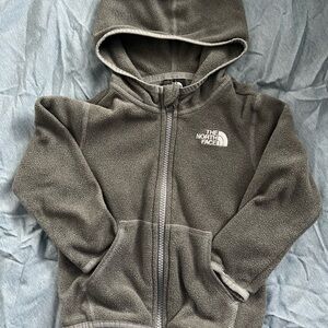 The North Face Gray Fleece Hoodie